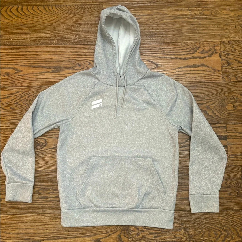 Hurley Gray hooded Sweatshirt Small